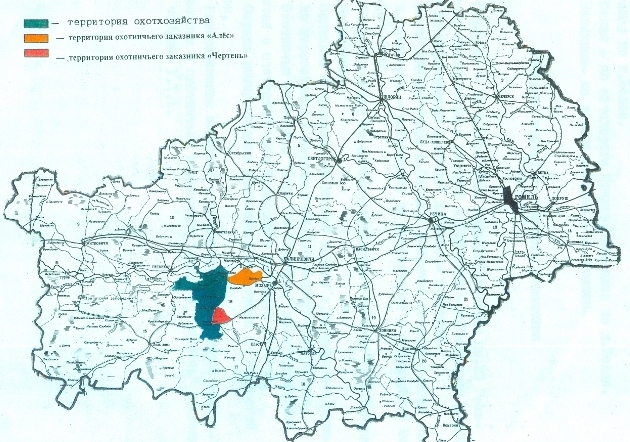 Карта Шарканского Района Удмуртия